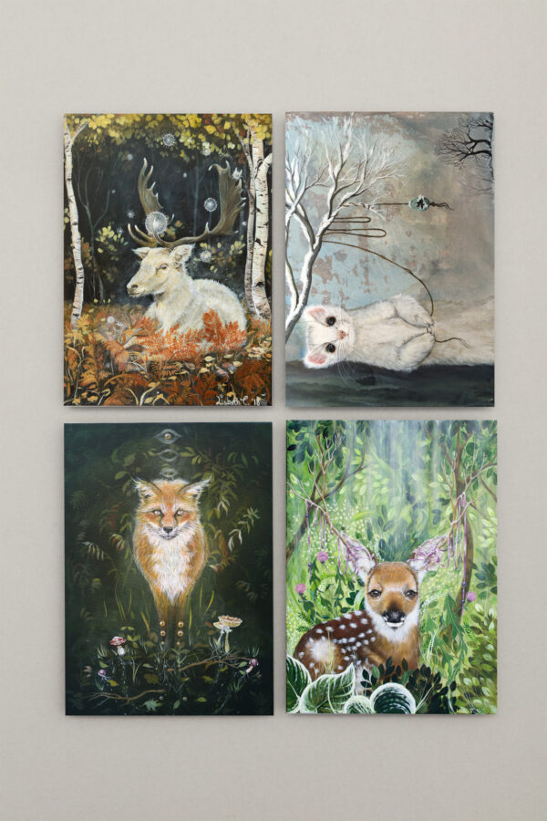 Postkort, animal, Lisbeth Thygesen