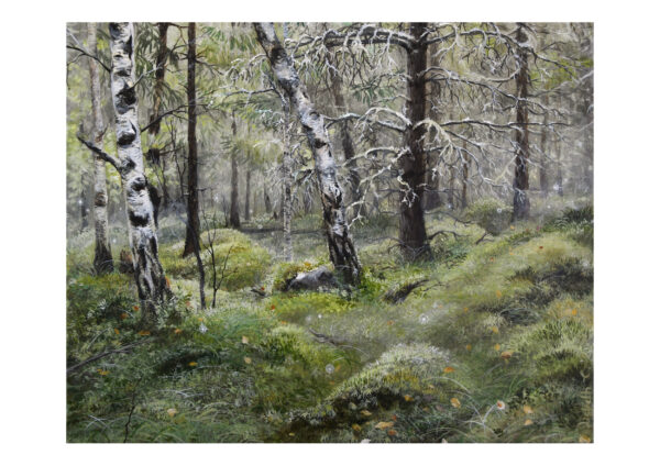 Forest talks 5, art print, kunsttryk, Lisbeth Thygesen